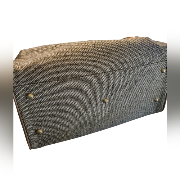 Vintage Hartmann Leather & Tweed Duffel Travel Bag 20” Carry-On Luggage - Picture 6 of 13